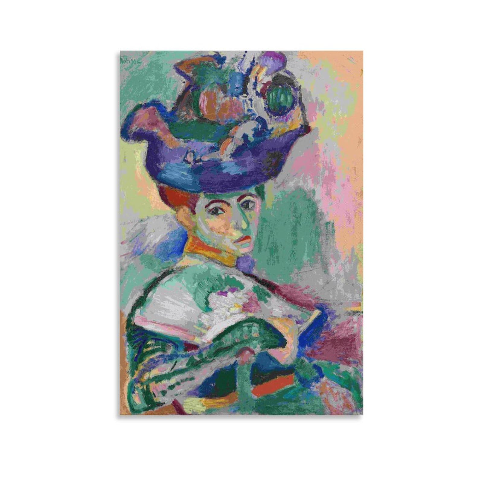 Amazon.co.jp: Henri Matisseアンリ・マティス画家が作るアート《帽子